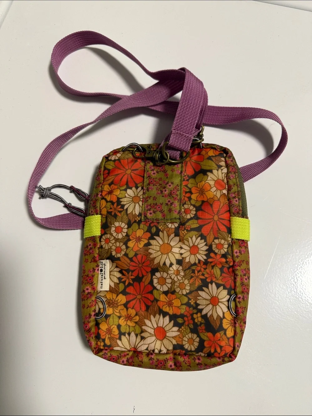 Natural Life 8in 1 Floral Crossbody NWOT